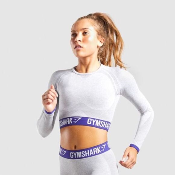 Gymshark Flex Long Sleeve Crop Top - Picture 1 of 11